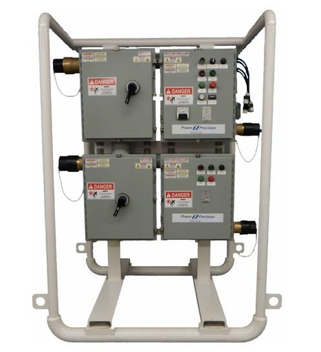 [PP000873] 125HP 600V Vacuum Motor Starter Panels on Frame for Mines